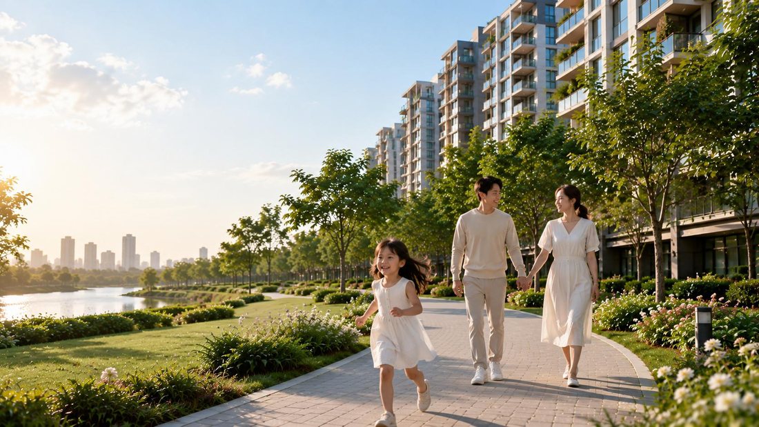 Cảnh quan ven sông Gladia Heights