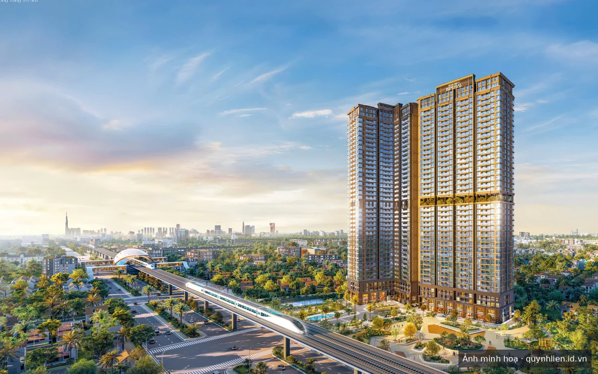 Phối cảnh dự án căn hộ Khải Hoàn Imperial mặt tiền Quốc lộ 13