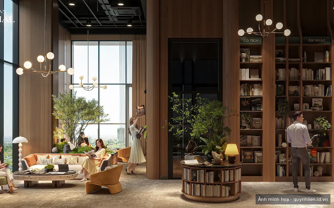 Thư viện tầng 21 Khải Hoàn Imperial