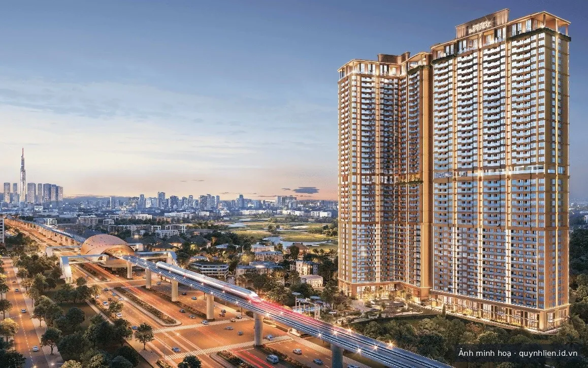 Vị trí Khải Hoàn Imperial mặt tiền Quốc lộ 13 gần ga metro Thủ Dầu Một - Tao Đàn